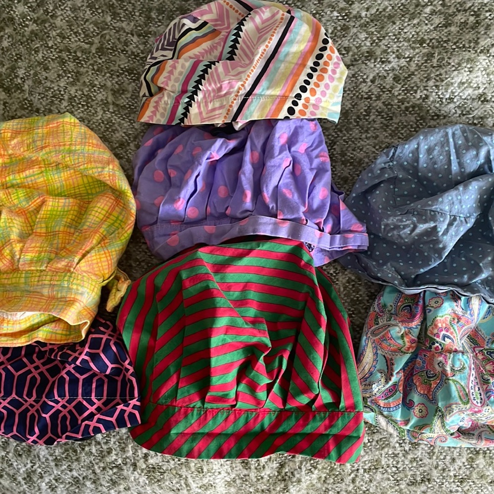 Surgical scrub hat bundle